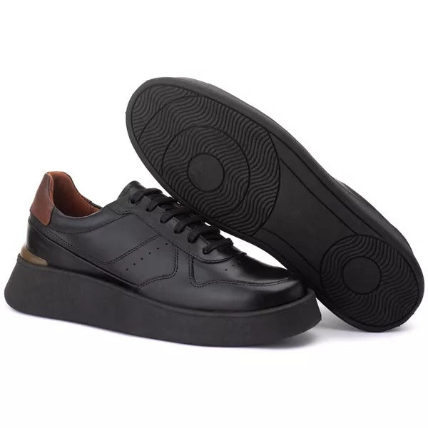 Tenis Casual Olimpo Preto/Mouro 18000