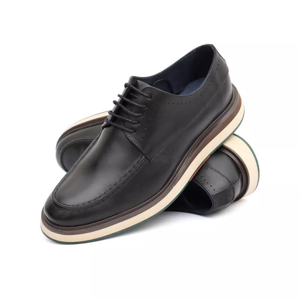 Sapato Derby Casual Verona Preto 21000