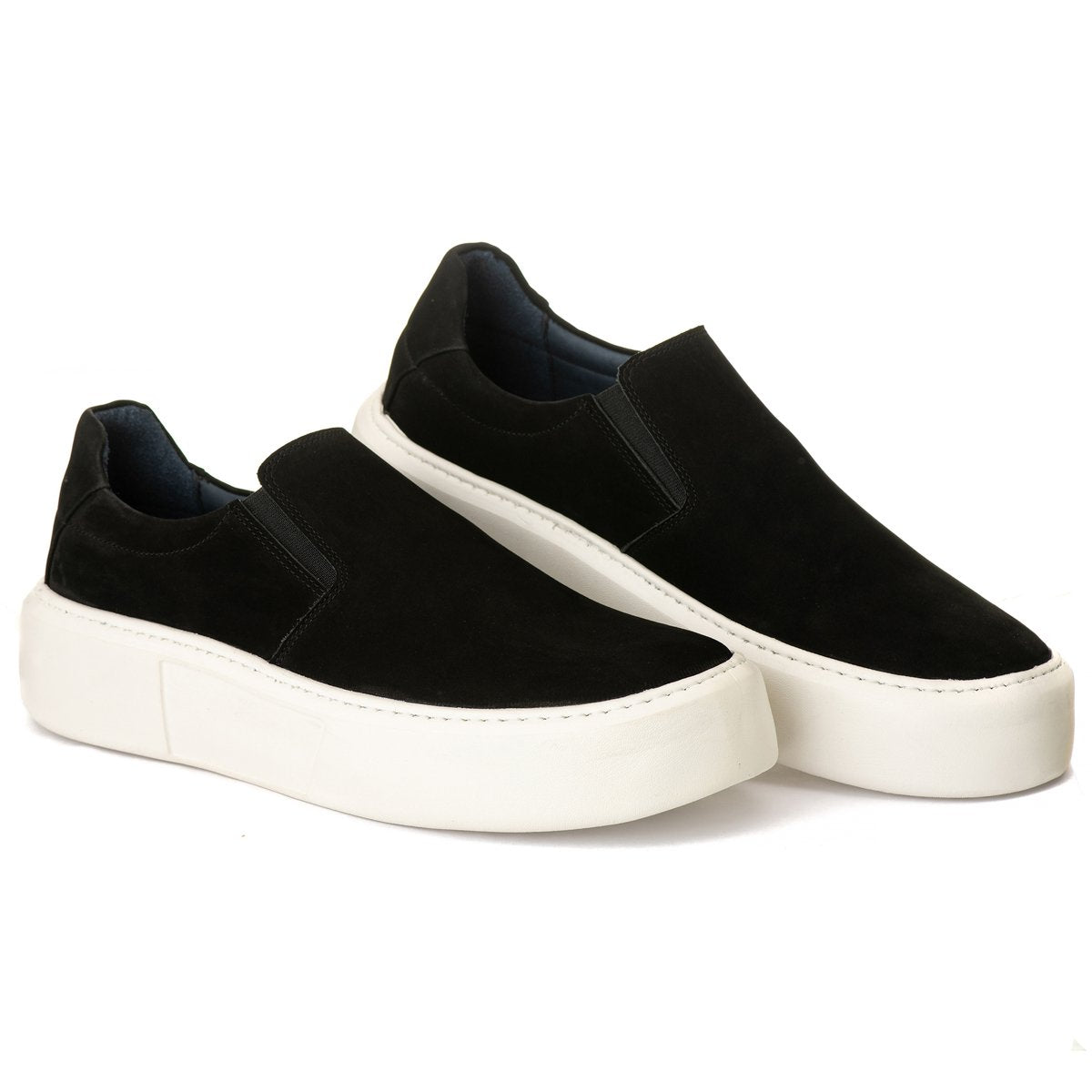 Slip On Everest Nobuck Preto 2812