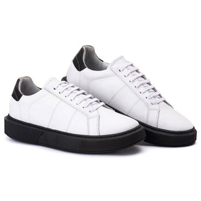 Tenis Casual Londres Branco/Preto 17002