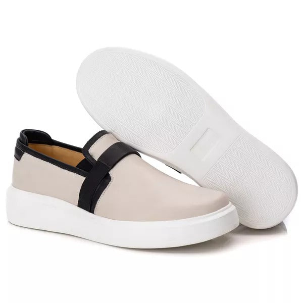 Slip On Milão Off White 4071 Promoção