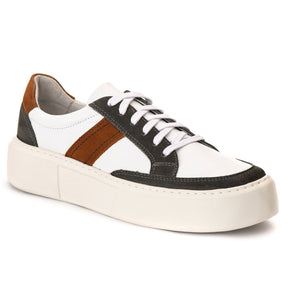 Tenis Casual Everest Branco Cinza Castor 2823