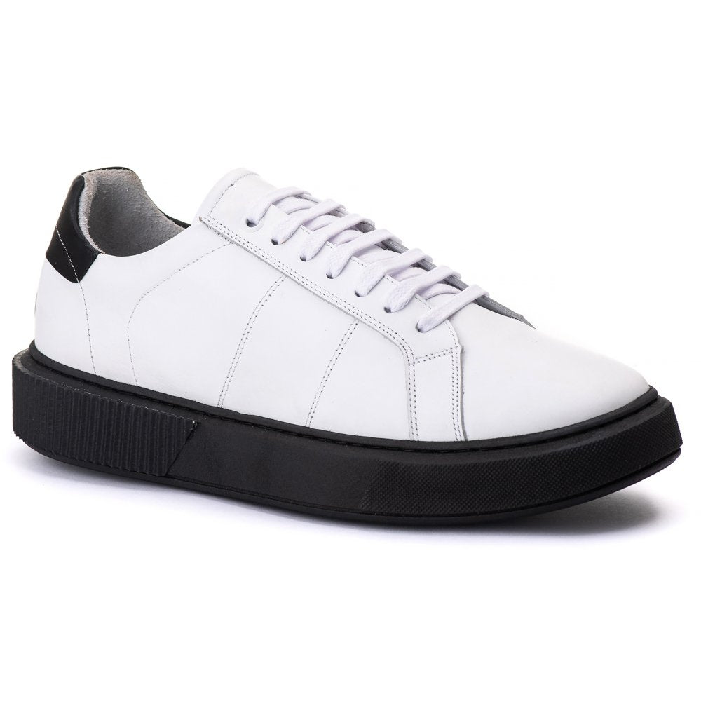 Tenis Casual Londres Branco/Preto 17002