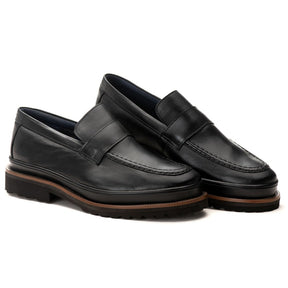 Sapato Loafer Katar Confort Preto 2202