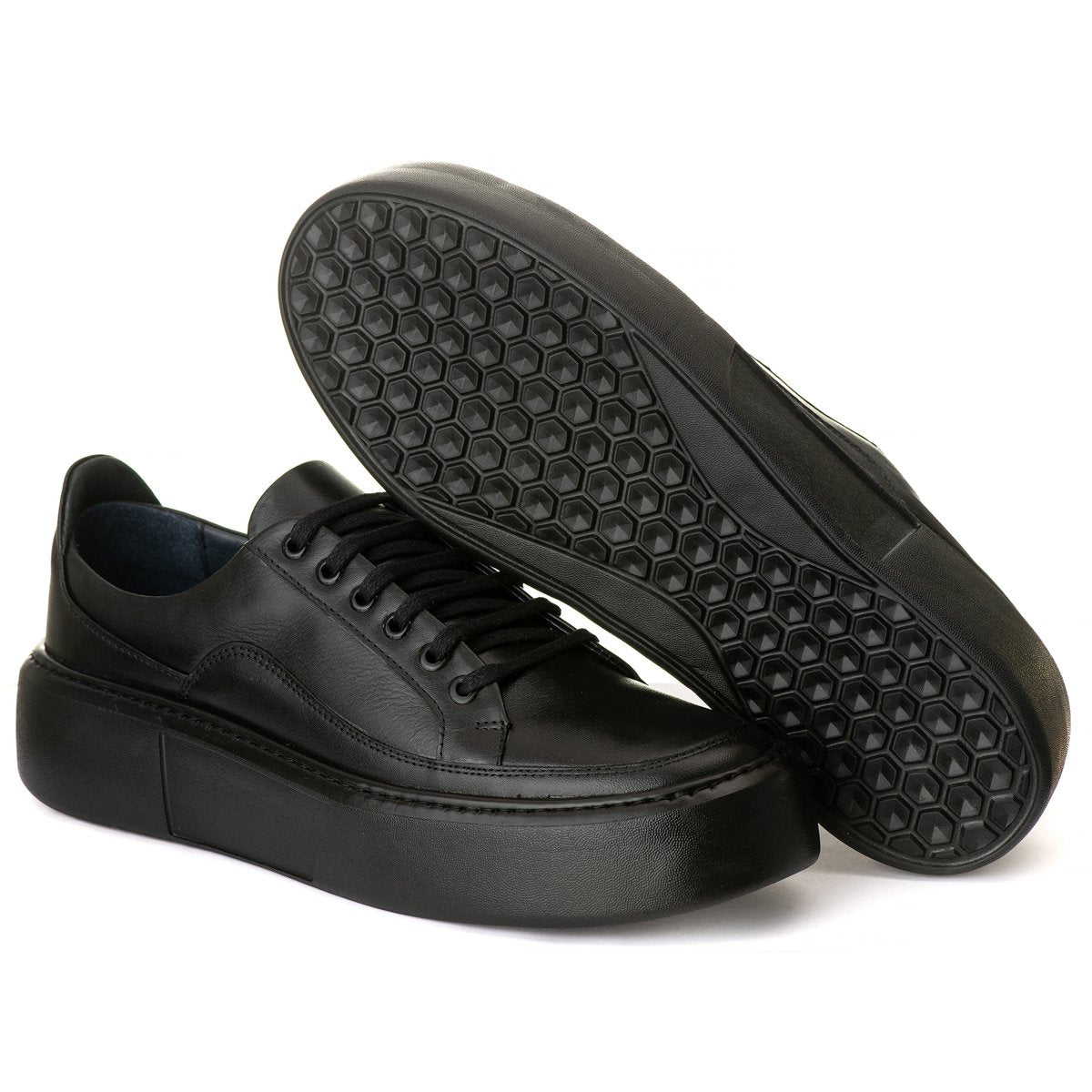 Tenis Casual Everest Comfort Allblack 2811