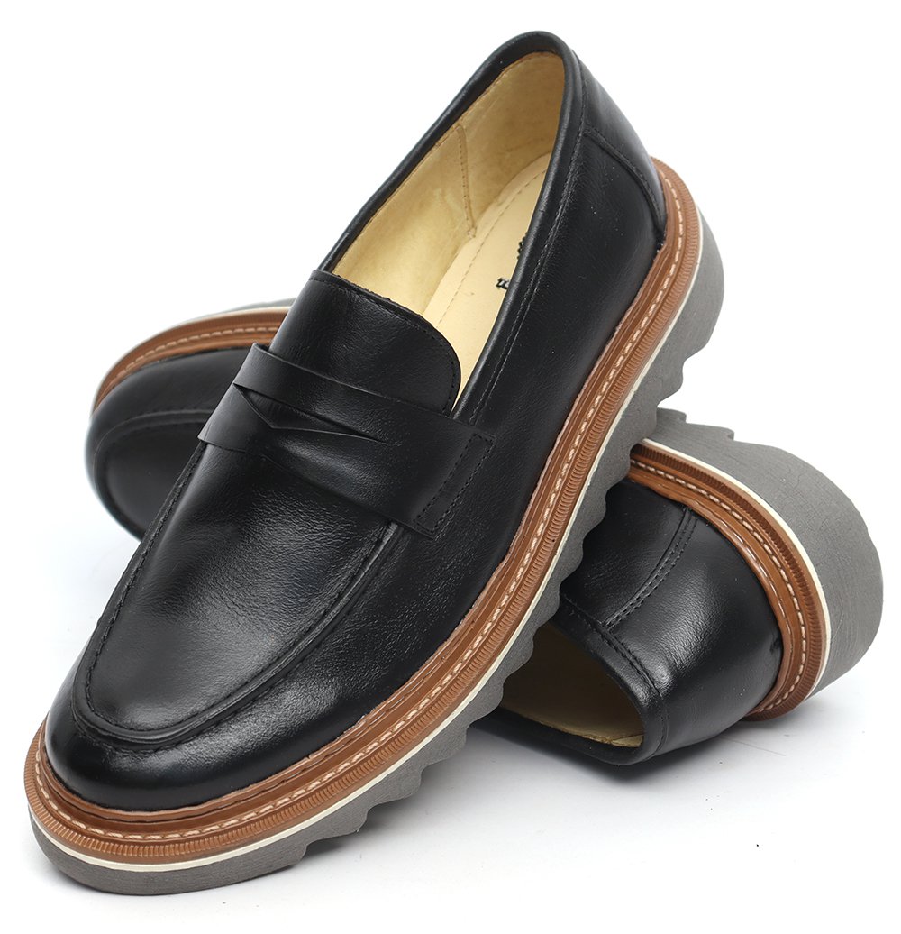 Loafer Tratorado Dubay Preto 7501