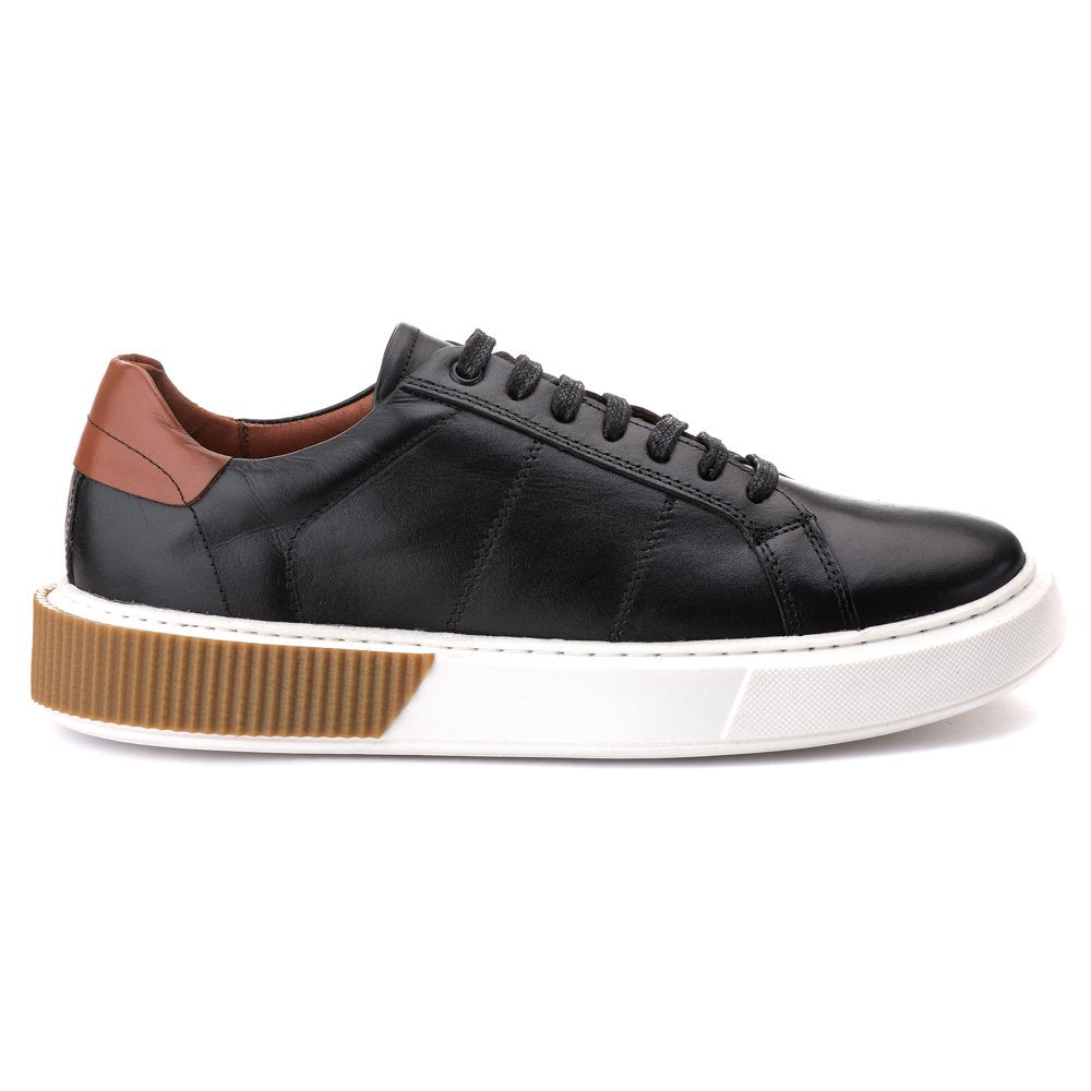 Tenis Casual Londres Comfort Preto/Castor 17002