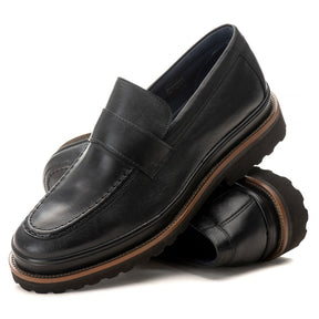 Sapato Loafer Katar Confort Preto 2202