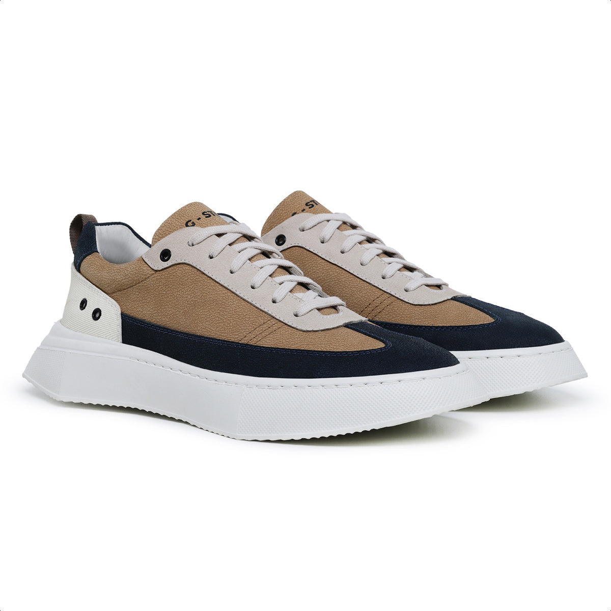 Tenis Hollywood Selaria Marinho Ocre Y322