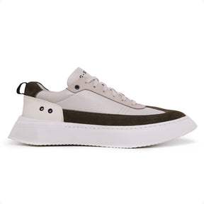 Tenis Hollywood Selaria Marinho Ocre e Off White