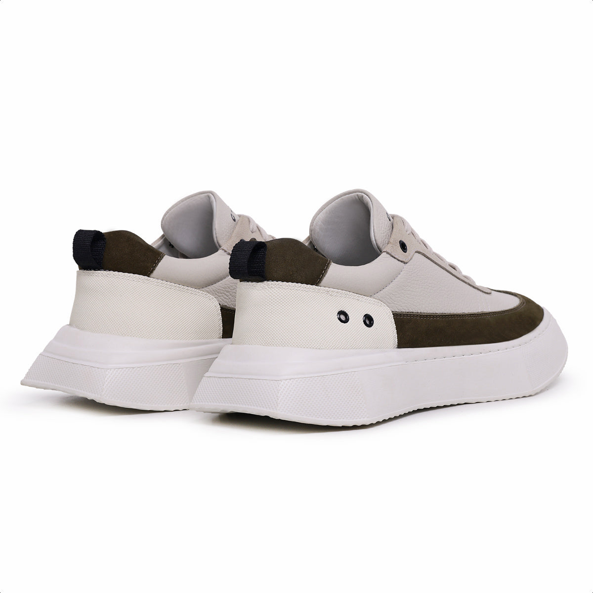 Tenis Hollywood Selaria Marinho Ocre e Off White