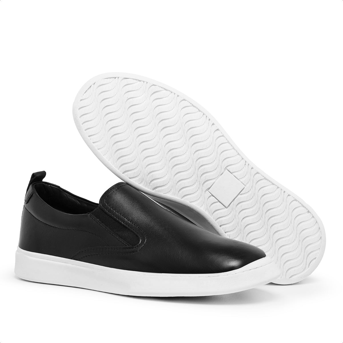 Slip On Casual Zurique Preto 30016