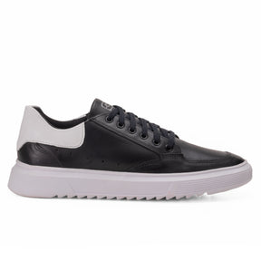 Tenis Masculino Branco Preto Economico KOB005