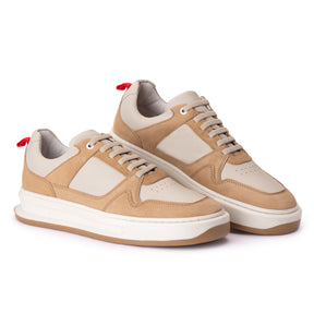 Tenis Colorado Confort Off White Nobuck Areia 30009