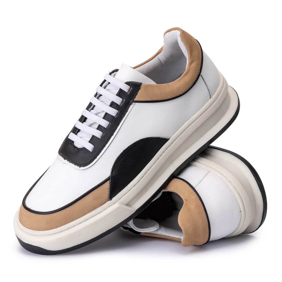 Tenis Colorado Confort Branco Nobuck Areia 30017