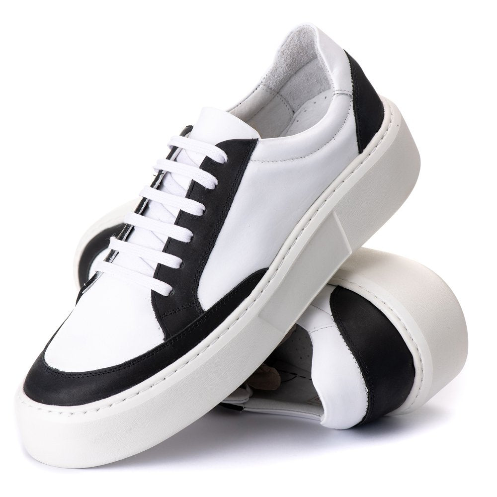 Tenis Casual Everest Branco/Preto 2821