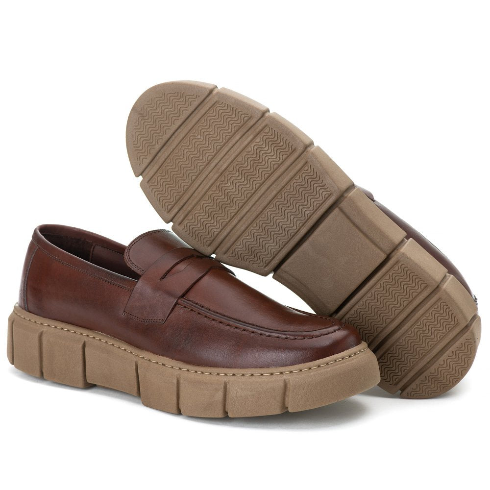 Sapato Slip On Bangkok Confort Mouro 2301