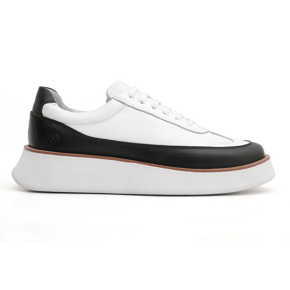 Tenis Casual Alaska Branco Preto 7708