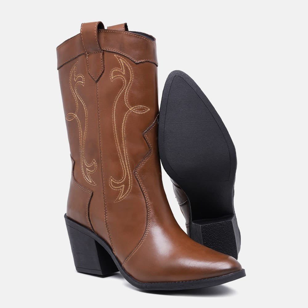 BOTA TEXANA WESTERN CAFÉ TR17006