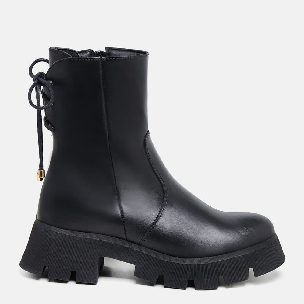 BOTA COTURNO FEMININO VEGA CANO ALTO PRETO