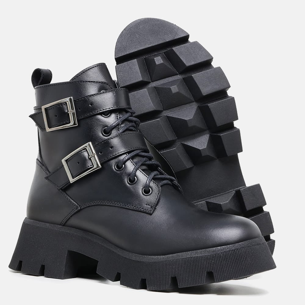 BOTA COTURNO FEMININO VEGA PRETO