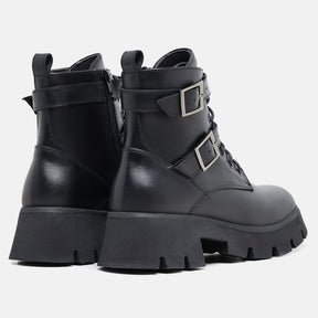 BOTA COTURNO FEMININO VEGA PRETO