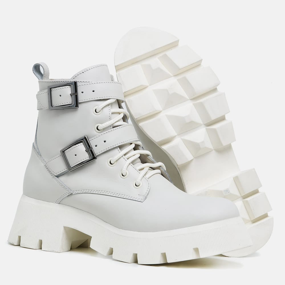 BOTA COTURNO FEMININO VEGA OFF-WHITE