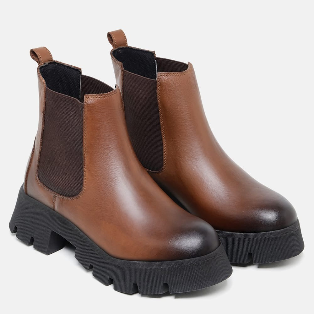 BOTA COTURNO FEMININO VEGA CAFÉ