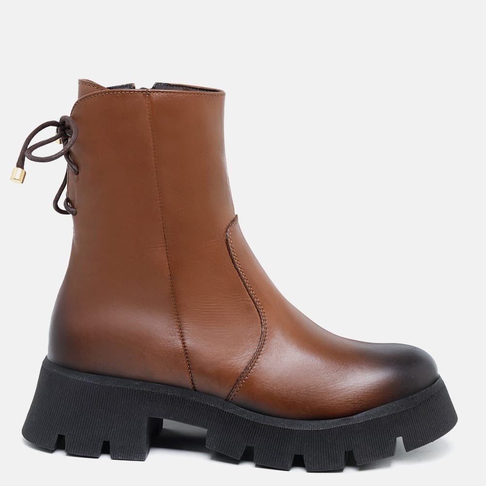 BOTA COTURNO FEMININO VEGA CANO ALTO CAFÉ