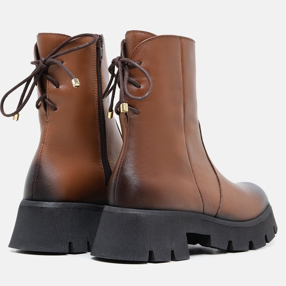 BOTA COTURNO FEMININO VEGA CANO ALTO CAFÉ