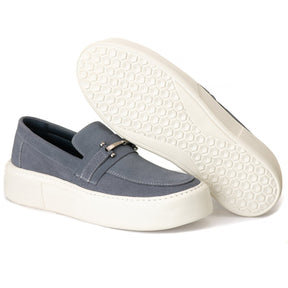 Slip On Everest Camurça Azul Bebe 2813