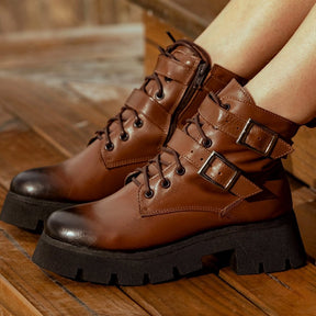 BOTA COTURNO FEMININO VEGA CAFÉ